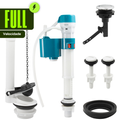 Imagem da oferta Kit Completo Mecanismo Universal Reparo Caixa Descarga Acoplada Acionamento Superior Banheiro