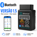Imagem da oferta Scanner ELM327 V1.5 OBD2 Bluetooth Automotivo Diagnóstico Apaga Falhas Android iOS Windows