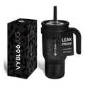 Imagem da oferta Copo Térmico Canudo 900ml Inox Com Tampa E Alça Para Água