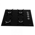 Imagem da oferta Cooktop a Gás Britânia 4 Bocas Chef Bisote 4 Bivolt Preto