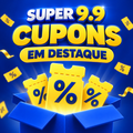 Imagem da oferta CENTRAL DE CUPONS 9.9: Resgate os melhores do dia antes que esgotem!