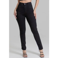 Imagem da oferta Calça Sarja Feminina Sawary Skinny Hot Pants Preta