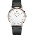 Imagem da oferta Relógio Masculino Greenwich Leather Rose White Black 40mm