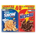 Imagem da oferta Kit Cereal Matinal Chocolate Nescau 210g + Snow Flakes 230g
