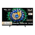 Imagem da oferta Smart TV TCL 65 Polegadas QD-Mini LED 4K A400M WiFi Bluetooth Google TV HDR10+ 144 Hz VRR 65A400M