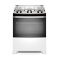 Imagem da oferta Electrolux Fogão 5 bocas Electrolux Branco Efficient Mesa Inox, PerfectCook e VaporBake (FE5IW) Bivolt