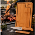 Imagem da oferta Kit Para Churrasco Tábua Faca Garfo Com Nome