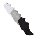 Imagem da oferta Kit 6 Pares De Meias Cano Curto Unissex Sport Lupo Branco Cinza Preto Liso 37-40