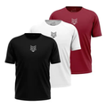 Imagem da oferta Kit 3 Camisetas Dry Alpha Lobo Geométrico