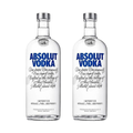 Imagem da oferta VODKA ABSOLUT NATURAL 1L KIT 2 UNIDADES