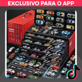 Imagem da oferta Kit 48 Carrinhos de Fricção Jogo de Cidade Pista de Carros com Mapa Interativo Brinqu...