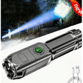 Imagem da oferta Lanterna Zoomável Super Brilhante - Portátil Multifuncional Recarregável Luz Forte