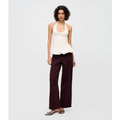 Imagem da oferta Calça Wide Leg em Sarja com Cintura Baixa