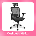 Imagem da oferta Cadeira Escritório Ergonomica DT3 Moira com Revestimento Mesh Vidartex Estrutura em Alumínio