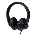 Imagem da oferta Fone de Ouvido Headset Gamer P3+P2 Preto e Vermelho Multilaser - PH335