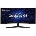 Imagem da oferta Monitor Gamer Samsung Odyssey G5 34" UWQHD Tela Curva Ultrawide Painel VA 165Hz 1ms HDR10 HDMI DP FreeSync Premium - LC34G55TWWLMZD