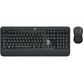 Imagem da oferta Combo Teclado e Mouse sem fio Logitech MK540 com Teclado com Apoio para as Mãos Teclas de Mídia de Fácil Acesso Mouse Ambidestro Conexão USB Pilhas In