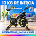 Imagem da oferta Bicicleta Spinning Fitness Ergométrica Suporta 120kg Bike Com Roda De Inércia13kg para Cardio
