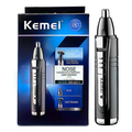 Imagem da oferta Aparador de Pelos Kemei KM-6511 Nariz Orelhas Sem Fio Preto