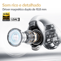 Imagem da oferta QCY T33S fones de ouvido abertos Crossky C30S ultra-conforto clipe em fones de ouvido sem fio bluetooth 6.0 ldac áudio