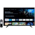 Imagem da oferta Smart TV 58” 4K DLED Rig Vizzion IPS Android Wi-Fi Google Assistente 3 HDMI 2 USB - BR58GUA