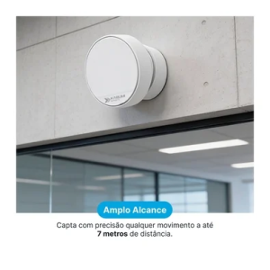 Sensor de Movimento KABUM! smart Percepta Conexão Zigbee Presença Real Sem Fio App KABUM! smart - KSSG008