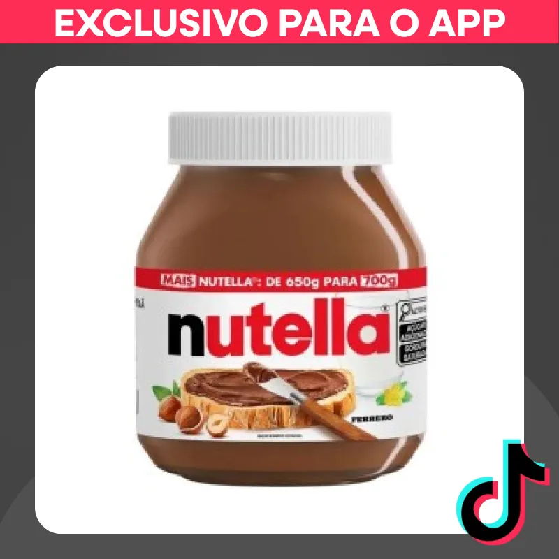 Creme de Avelã Nutella 700gr - Original Ferrero