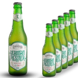 Cerveja German Pilsner Cervejaria Louvada 355ml - 06 unidades Sem Glúten