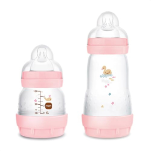 Kit 2 Mamadeiras Mam Easy Start Starter Set 130ml e 260ml Autoesterilizável