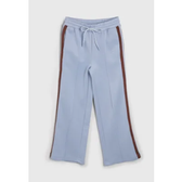 Imagem da oferta Calça Infantil Hering Faixa Lateral Azul Claro e Marrom