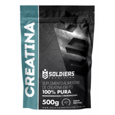 Imagem da oferta Creatina Monohidratada 100% Pura Importada 500g  - Soldiers Nutrition