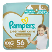 Imagem da oferta Fralda Pampers Premium Care XXG 56 Unidades
