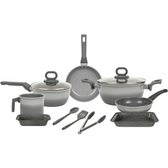 Imagem da oferta BLACK+DECKER JOGO DE PANELAS 10 PEÇAS CERAMIC LINE - CORPO COM REVESTIMENTO CERÂMICO ANTIADERENTE COM ACABAMENTO GREY