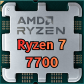 Imagem da oferta Processador Amd Ryzen 7 7700, 3.8GHz (5.3GHz Max Turbo), Cache 40Mb, 8 Núcleos, 16 Threads, Am5, Com Vídeo Integrado