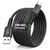 Imagem da oferta Cabo USB C Carregamento Rápido 1 m2 m Nylon Trançado Cabo Carregador Tipo C Sincronização de dados Compatível co