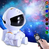Imagem da oferta Projetor de Estrelas Astronauta para Quarto com Luz Nebulosa e Galáxia