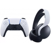 Imagem da oferta Kit Fone de Ouvido Bluetooth Sony Pulse 3D + Controle DualSense PlayStation 5