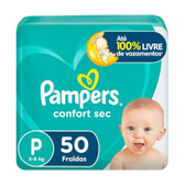 Imagem da oferta Fralda Pampers Confort Sec P 50 Unidades