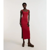 Imagem da oferta Vestido Long Midi em Poliamida com Decote nas Costas