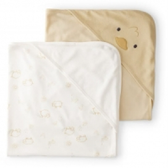 Imagem da oferta Kit Toalha de Banho Bebê 2 Peças Pelicano Multicor Carter's