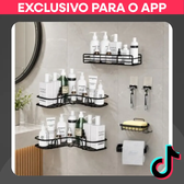 Imagem da oferta Kit 7 Prateleiras Multiuso com Adesivo para Banheiro e Cozinha