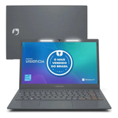 Imagem da oferta Notebook Positivo Vision C14 Lumina Bar Celeron, 4GB 128GB eMMC, Tela 14 Polegadas HD Antirreflexo, Windows 11, Tecla Link – Cinza