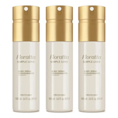 Imagem da oferta Combo Body Spray Floratta Simple Love 100ml Kit Com 3 Unidades