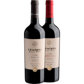 Imagem da oferta Kit Vinhos Ermínia Perini: 1 Merlot + 1 Merlot & Cabernet Sauvignon - 750ml