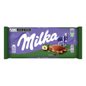 Imagem da oferta Chocolate ao Leite com Pedaços De Avelãs Milka Pacote 100g