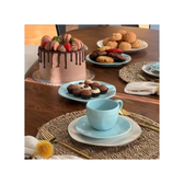Imagem da oferta Aparelho de Jantar e Chá 20 Peças Oxford de Porcelana Azul Ryo Blue Bay