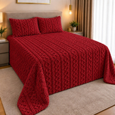 Imagem da oferta Colcha Queen Premium Texturizada 2,40m x 2,60m com 2 Fronhas Macia Elegante e Sofisticada