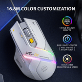 Imagem da oferta INPHIC-PG1 Wired Gaming Mouse, Programação Macro Ergonômica E-Sports, Periférico Competitivo RGB, Hardware Macro + 1000 Return Rate