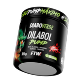 Imagem da oferta Pré Treino Dilabol Pump Sem cafeína Diabo Verde Pote 300g Sabor Maça Verde - FTW Pré Workout com Beta-Alanina, Arginina, Taurina, Tirosina, Zinco