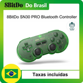 Imagem da oferta Controle Bluetooth 8BitDo SN30 Pro com Joystick de Efeito Hall e Vibração Rumble para Switch 12 Windows